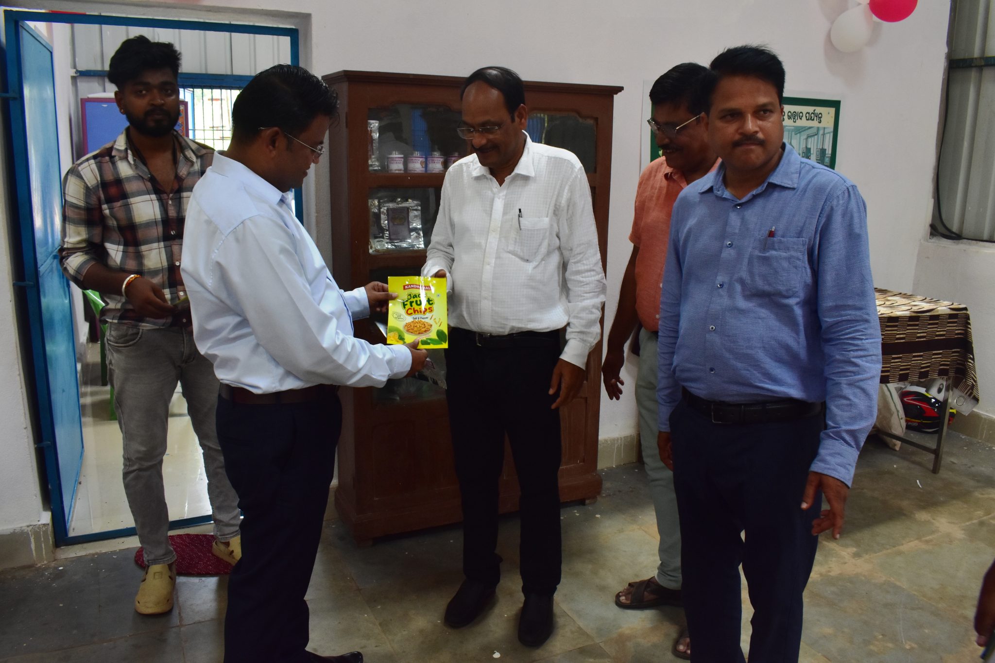 Jackfruit chips packet inaguration